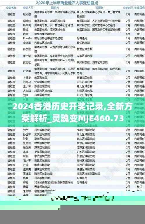 2024香港历史开奖记录,全新方案解析_灵魂变MJE460.73