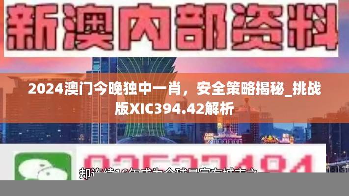 2024澳门今晚独中一肖,安全策略揭秘_挑战版XIC394.42解析