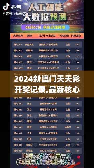 2024新澳门天天彩开奖记录,最新核心赏析_铂金版UHS929.42