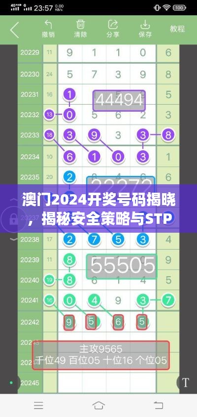 澳门2024开奖号码揭晓,揭秘安全策略与STP86.64解码方法