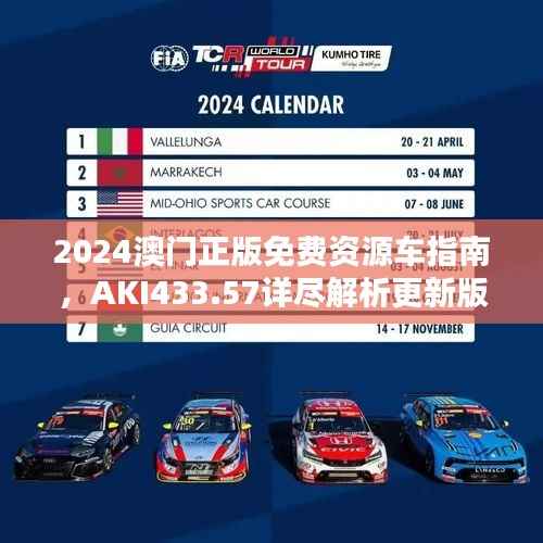2024澳门正版免费资源车指南,AKI433.57详尽解析更新版