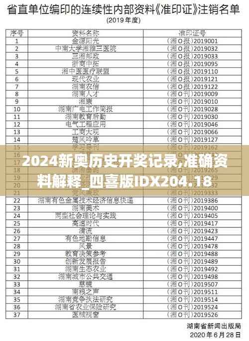 2024新奥历史开奖记录,准确资料解释_四喜版IDX204.18