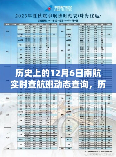 历史上的南航航班动态查询发展之旅,揭秘南航实时查航班动态查询的历程与变迁