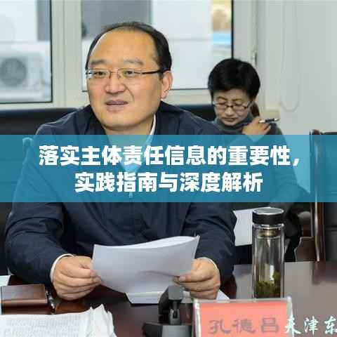 落实主体责任信息的重要性，实践指南与深度解析